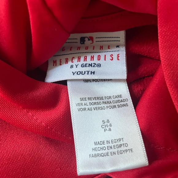 Boys 6/7 Bundle - Phillies Hoodie, Cotton Flannel, Navy Tee, Shorts, Pull Pants - Picture 3 of 16